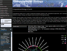 Tablet Screenshot of compbiozurich.org